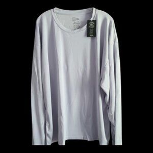 Green Apple Trading Company 2x Men's Light Gray Long Sleeve Shirt